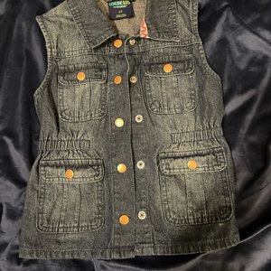 Girls 4T Jean Vest